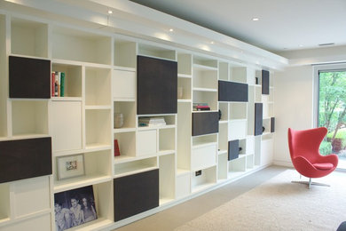 Home theater - modern home theater idea in Vancouver