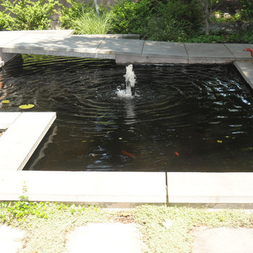 Water Features - Pond with Bluestone ramp