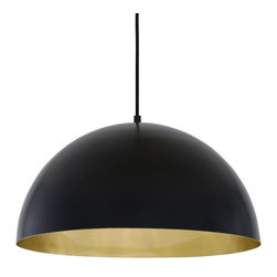 AVON BRASS DOME PENDANT 40CM - Pendant Lighting