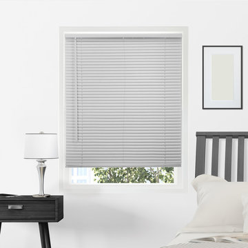 Gloss Gray (1-Inch Quality Slats) - Vinyl Mini Blinds