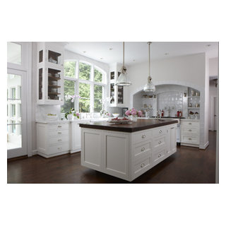 Built- In Coffee Machine - Traditional - kitchen - Caden Design Group