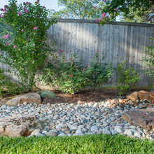 Landscaping with rocks