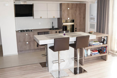 Example of a kitchen design in Other