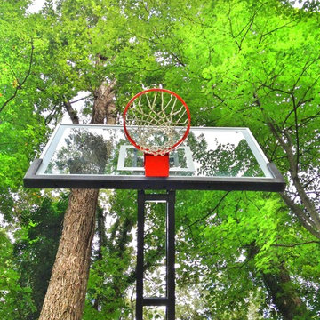 Allen B's Pro Dunk Platinum Basketball System on a 24x30 in Chapel Hill, NC
