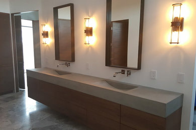 Boise modern foothills master bathroom sink