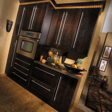 StarMark Cabinetry Kitchenette in Quarter Sawn Oak