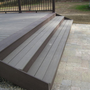 New Deck, Paver Patio & Front Sidewalk