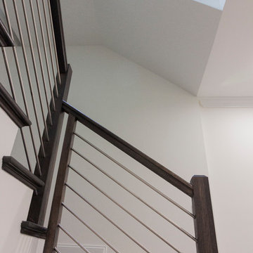 Project #50 | Geometric Staircase with Contrasting Tones