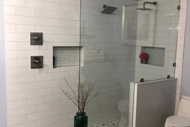 Inspiration for a coastal bathroom remodel in Orange County