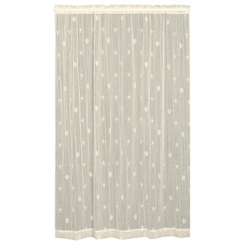 Heritage Lace Sand Shell 45x63 Panel in Ecru