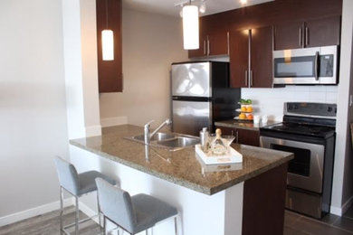 Kitchen - contemporary kitchen idea in Vancouver