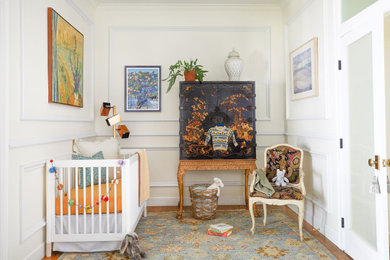 Inspiration for a transitional nursery remodel