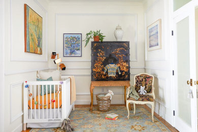 Design ideas for a transitional nursery in Los Angeles.