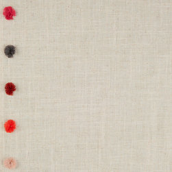 John Lewis - John Lewis Dakara Tufts Hidden Tab Top Voile Panel - Curtains