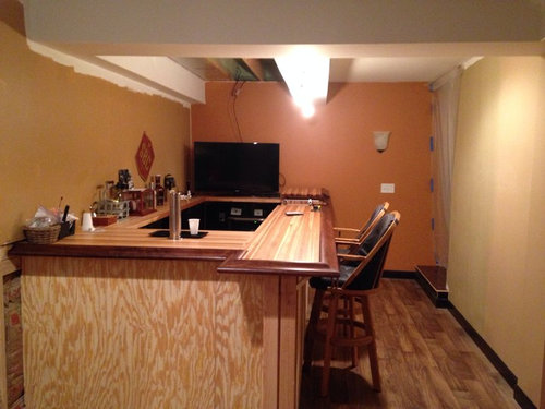 Basement Bar Finishing Help
