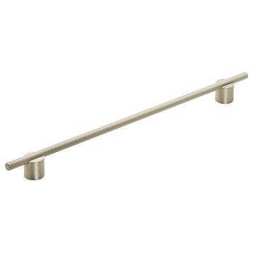 Amerock Transcendent Cabinet Pull, Silver Champagne, 12-5/8" Center-to-Center