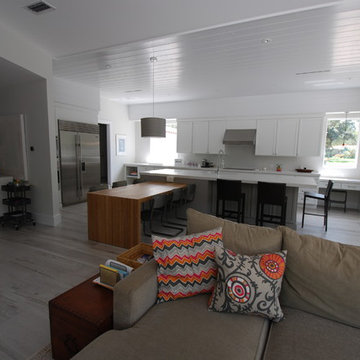 Contemporary kitchen on Granada Blvd with Scandinavian flair