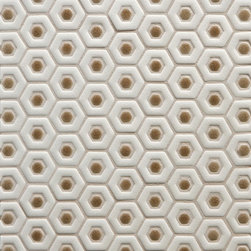 Tilt David Hexagon Mosaic in Century Blend - Mosaic Tile