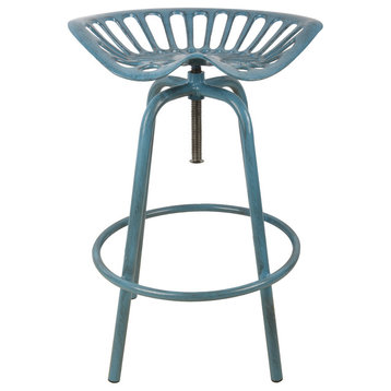 Industrial Heritage Blue Tractor Chair