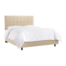 Victor Button Bed, Premier Oatmeal, California King
