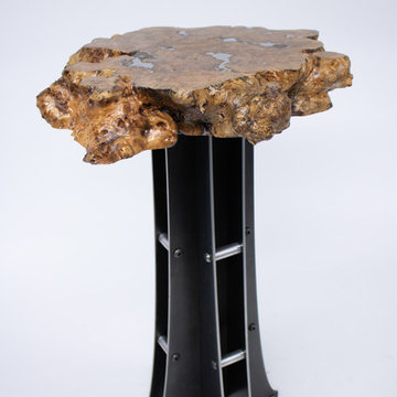 Apple Burl Cigar Table