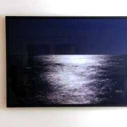 Moon Over Atlantic , 34" x 51" float in frame - Photographs