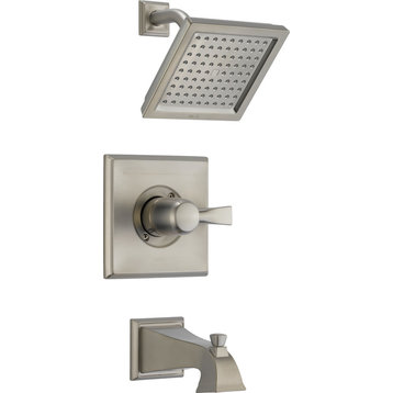 Delta Dryden Monitor 14 Series Tub & Shower Trim, Stainless, T14451-SS