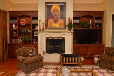 Inspiration for a living room remodel in Austin