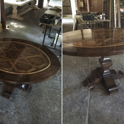 Custom made Oval Pedestal table - Dining Tables