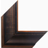 24"x38" Custom Framed Mirror, Aged Bronze