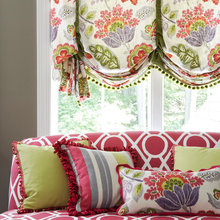 Diningroom curtain and chairs.