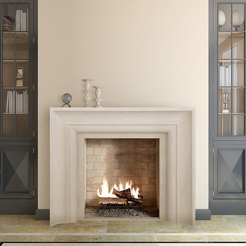 Transitional Fireplace Mantel Styles