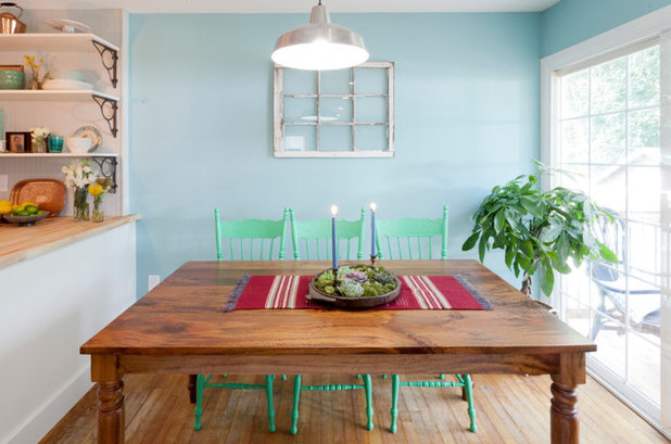 Eclectic Dining Room by The Cousins