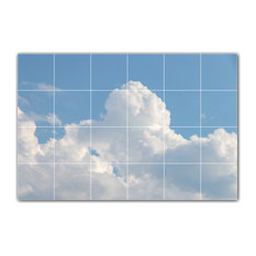 Clouds Ceramic Tile Wall Mural HZ500395-64M. 36" x 24"