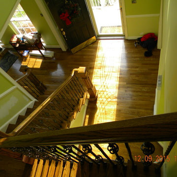 Continuous Handrail Over The Box Newel Post Egg Harbor Twp NJ