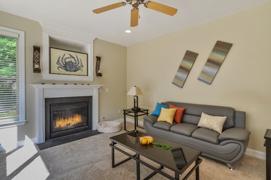 Example of a living room design in Other