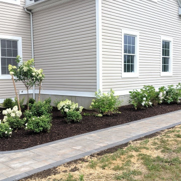 updated landscaping/ new walk in Oxford,CT