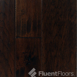 Engineered Chatter Scraped EC01 Espresso Hickory - Engineered Wood Flooring
