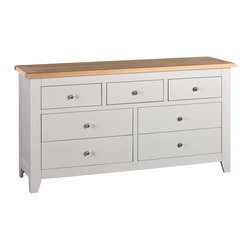 Chester Grey 3+4 Chest of Drawers - Dressers