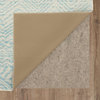 Mohawk Home Zig Zag Stripe Aqua 2' x 7' Area Rug