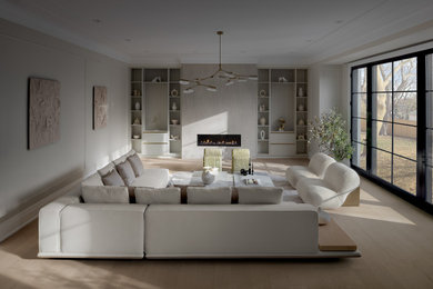 Living room - living room idea in Toronto