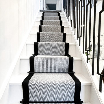 Black & White Luxury Hallway Entrance