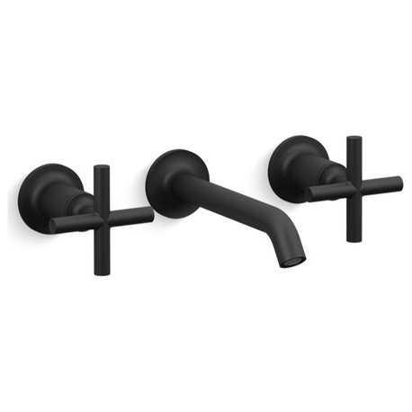 Kohler Purist Wall-Mount Bathroom Sink Faucet Trim, Req Valve