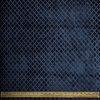 Navy Blue, Base Gray Velvet Fabric By The Yard, 1 Yard For Curtain, Dress