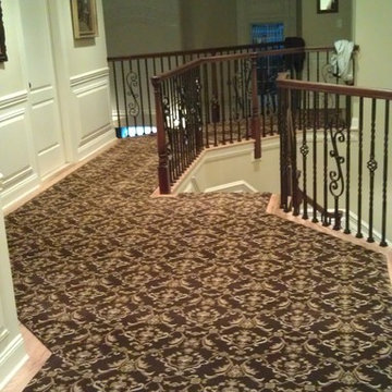 Custom Floral Waterfall Staircase