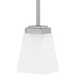 Capital Lighting - Baxley One Light Pendant in Brushed Nickel - 1 Light Mini Pendant in Brushed Nickel from the HomePlace Lighting Baxley Collection&nbsp