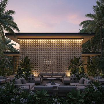 Synthetic Rattan Panel