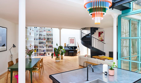 Avant/Après : À Paris, un loft haut en couleur pour une famille