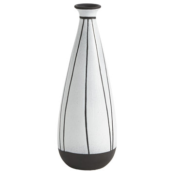 Black/White Linear Bottle, Large