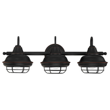 Designers Impressions Charleston Oil Rubbed Bronze 3 Light Wall Sconce